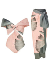Nila Rüschen-Bikini- und Rock-Set
